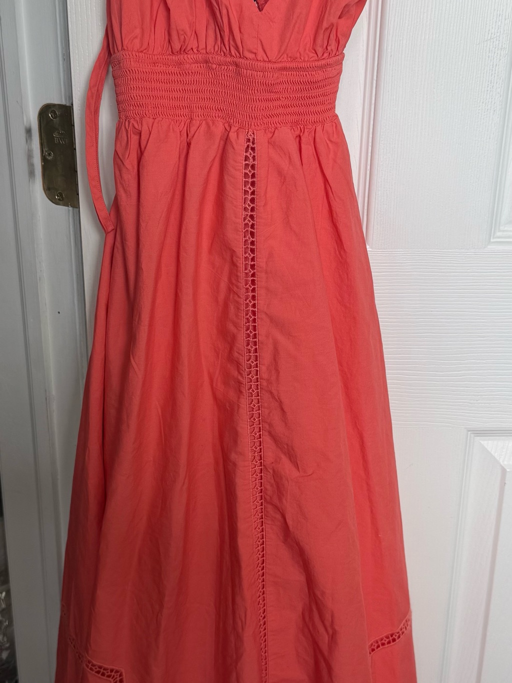 Women's Coral Maxi Dress